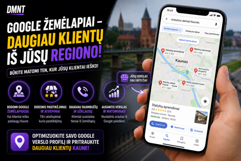 Kas yra lokalus SEO ir kodėl jis svarbus Kauno verslui 2026 metais?