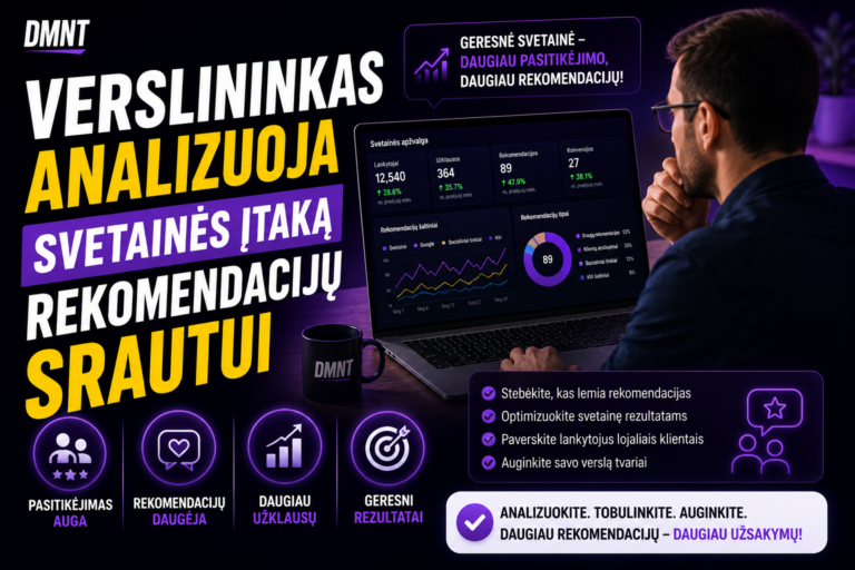 Ar verta investuoti į svetainę, jei klientai ateina iš rekomendacijų?