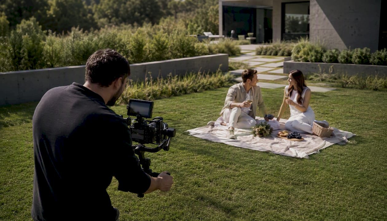 Profesionalus operatorius įamžina gyvenimo akimirkas lauke